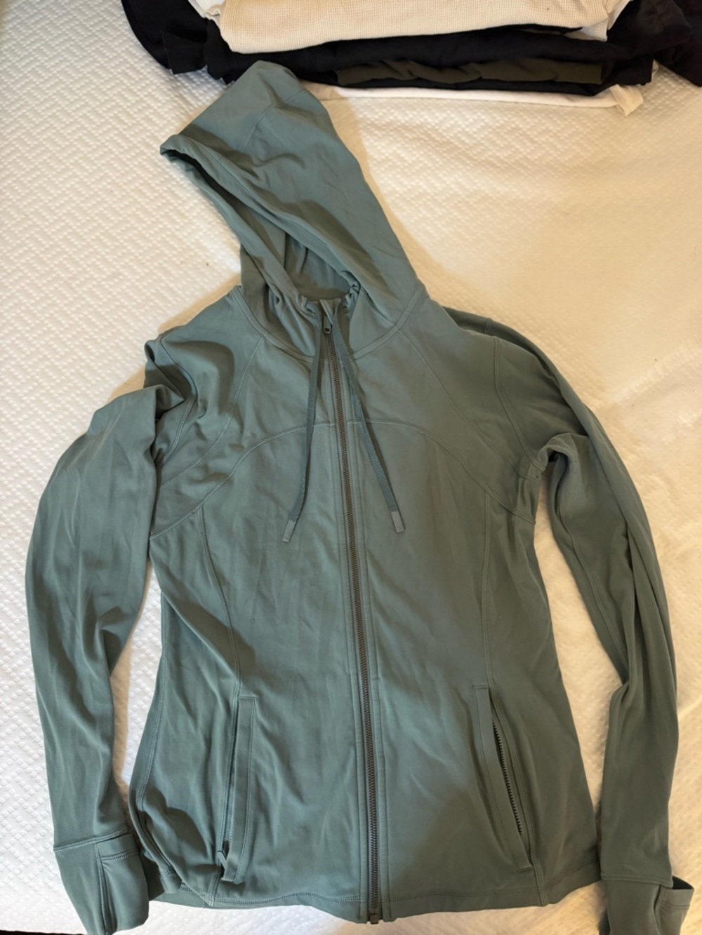 lululemon athletica tidewater teal Full-Zip Hooded Jacket